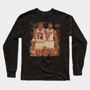 Charles Barkley and Julius Erving Long Sleeve T-Shirt